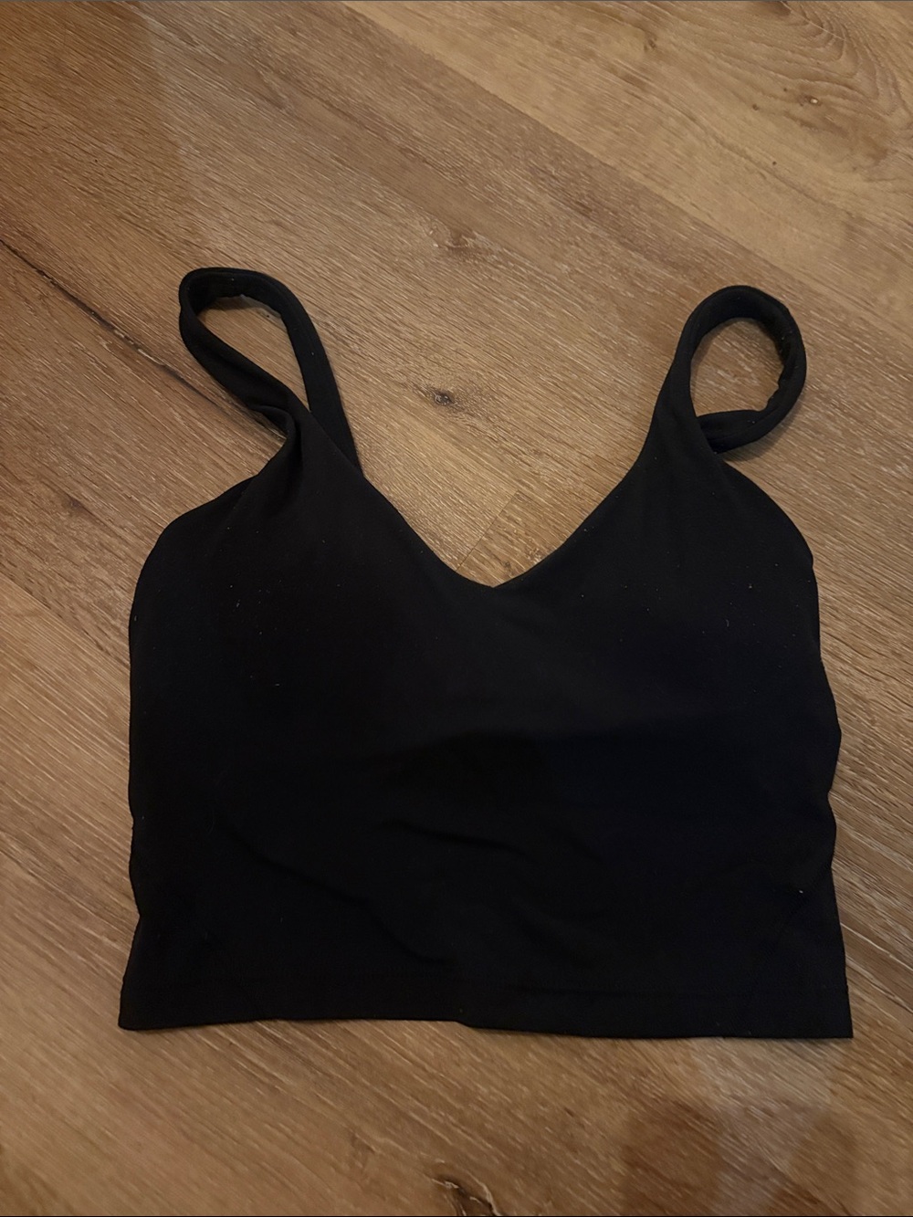 black lululemon align tank top